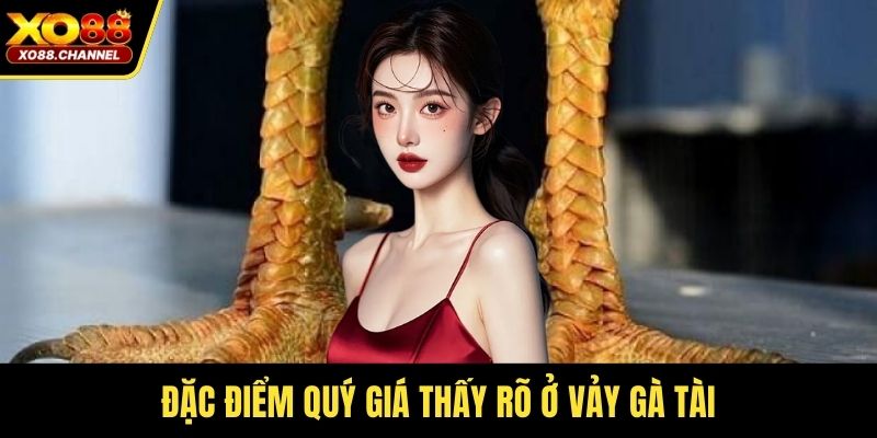 Đặc điểm quý giá thấy rõ ở vảy gà tài